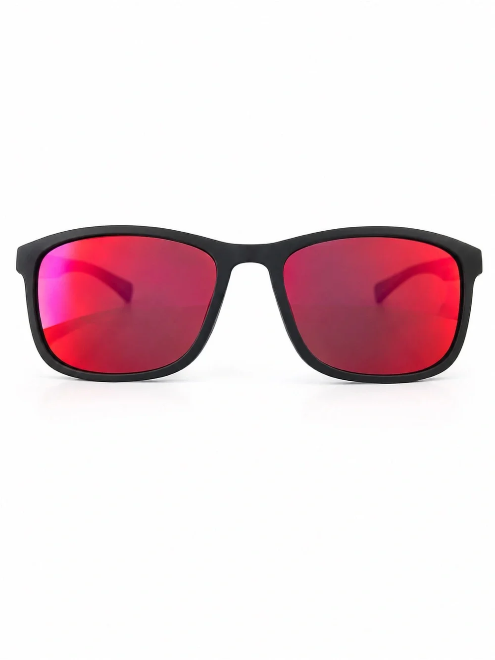 Prada SPS 01T Sunglasses Matte Black Red Mirror Lenses 56-19 140 New in Box